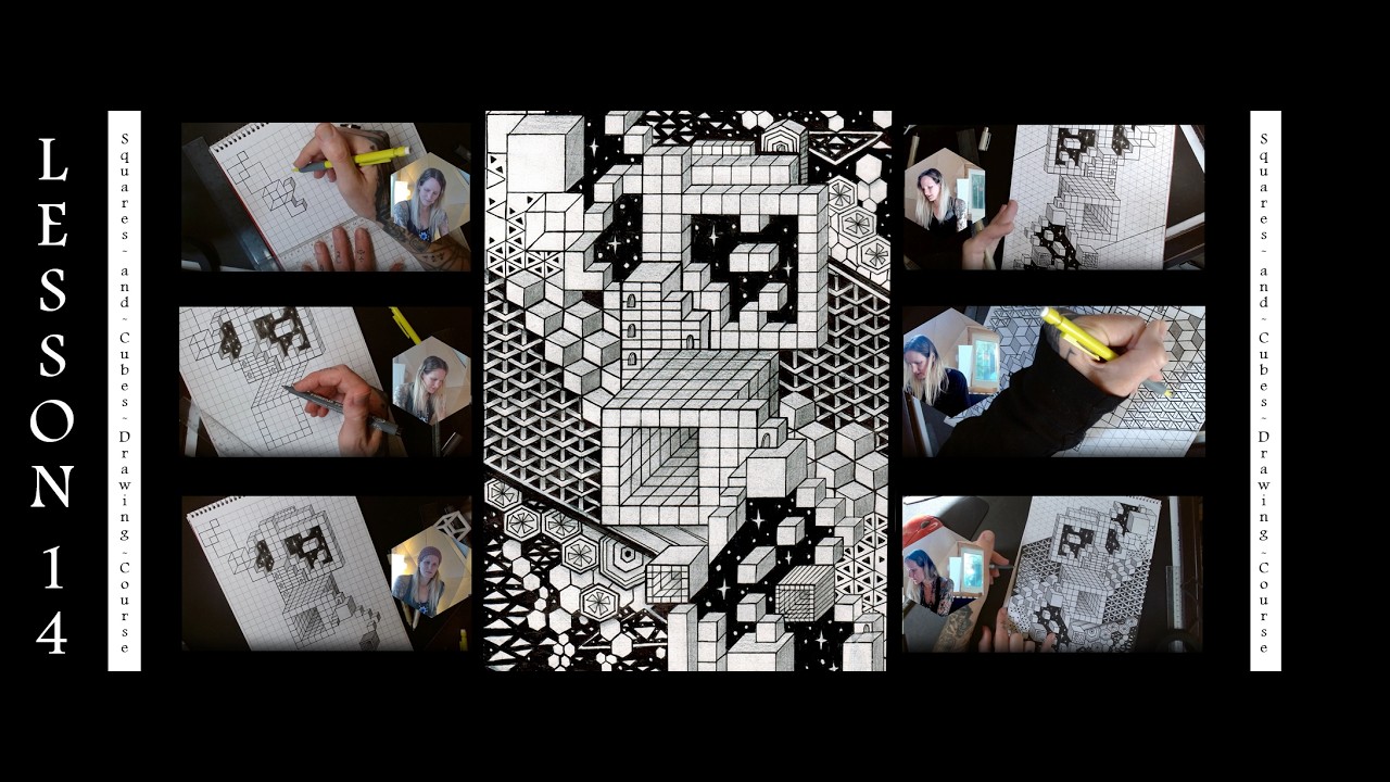 Lesson 14/19 - Drawing Course -Creating 3d Background