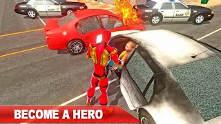 Flying Spider Superhero City Rescue Mission - Android Gameplay HD screenshot 5