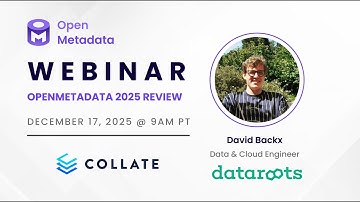 December 2025 OpenMetadata Community Meeting - OpenMetadata Year in Review & AskCollate Introduction
