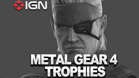 Downloading the Metal Gear Solid 4 Trophy Patch - PlayStation Conversation