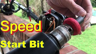 SPEED START JUMPSTART BIT  NO PULL Starting for Troy Bilt Blowers & Older CRAFTSMAN Gas Trimmers