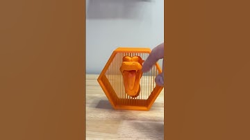 Floating 3D Printed Shiny Pokemon Charizard Suspended