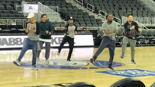 Jabbawockeez Og and Young Members (clip rehearsal before halftime show at Pac12 2017).
