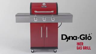 Dyna-Glo DGG424RNP 3 Burner LP Gas Grill