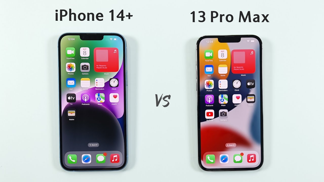 Сравнение айфон 14 и 13 про макс