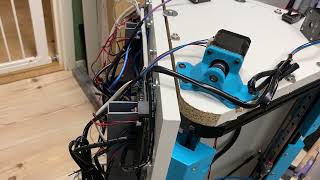 Testing Klipper on Delta with 6 stepper motors and no idlers. 300mm/s 20000 acceleration Custom Delta 3d Printer Onboard Webcam Timelapse Test