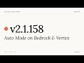Claude Code v2.1.158 — Auto Mode on Bedrock & Vertex
