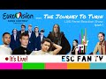 [Episode 1] LIVE #ESC2022 Reactions: The Journey to Turin | Eurovision fan panel show