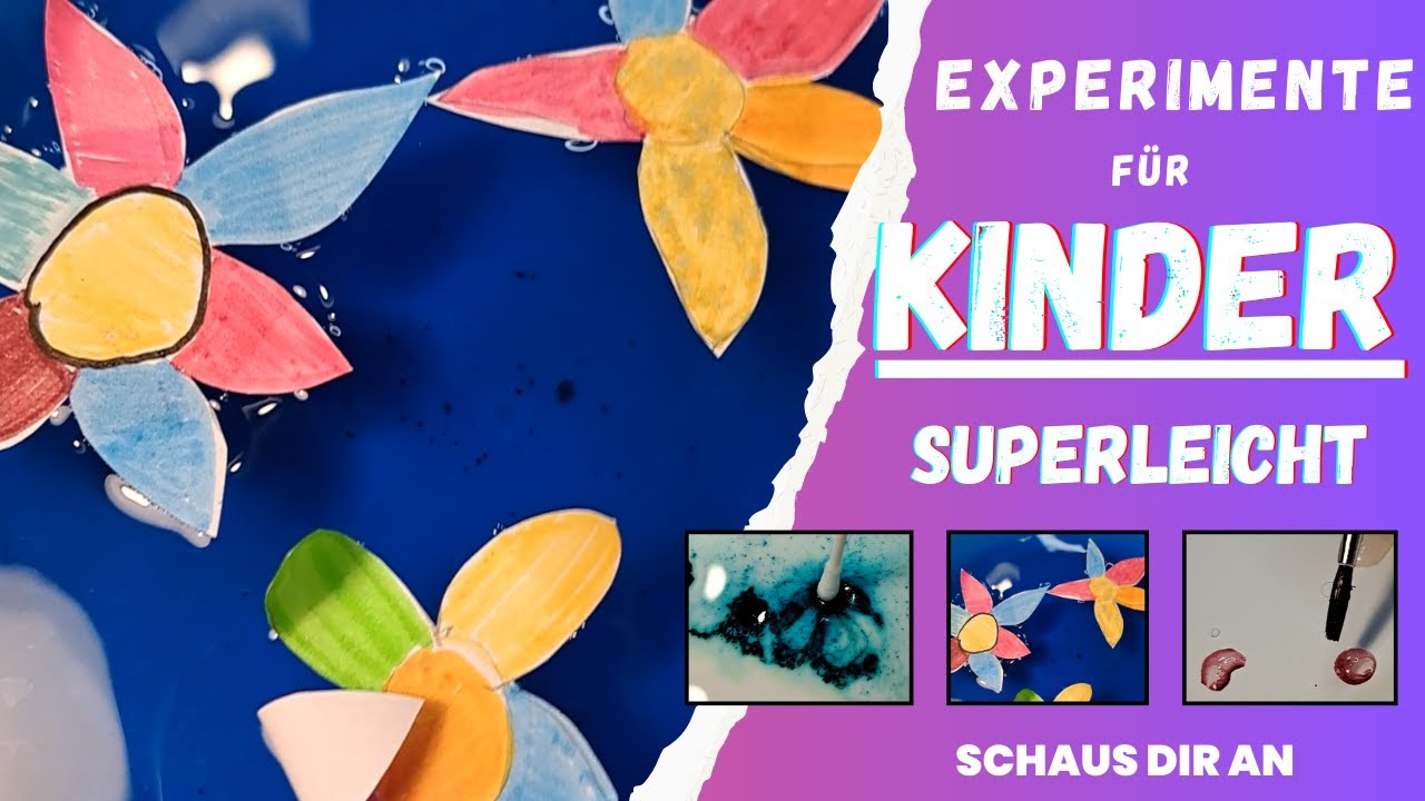  3 kinderleichte Experimente für Zuhause - WOW! Einfach & schnell Bildidee 
