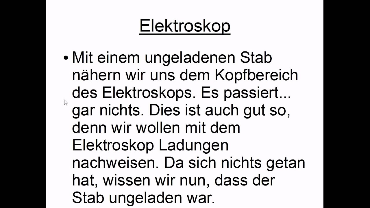 Elektroskop in Physik | Schülerlexikon | Lernhelfer