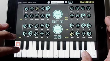 Music Ipad App: Grain Bender Presets