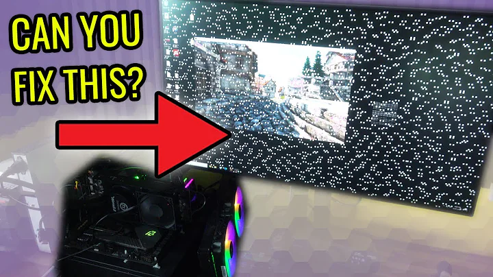 Can you FIX a Graphics card that puts LINES on your SCREEN...!? (Can YES Fix it)