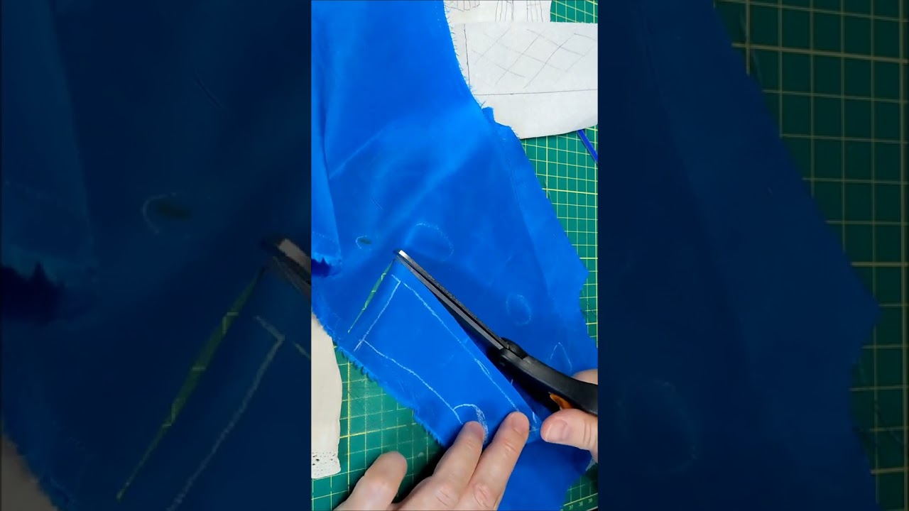 How I create a dress for an antique doll based on an old model #asmr #shorts