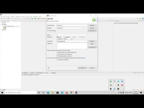 How To Create a Simple Java Program Using Eclipse - YouTube