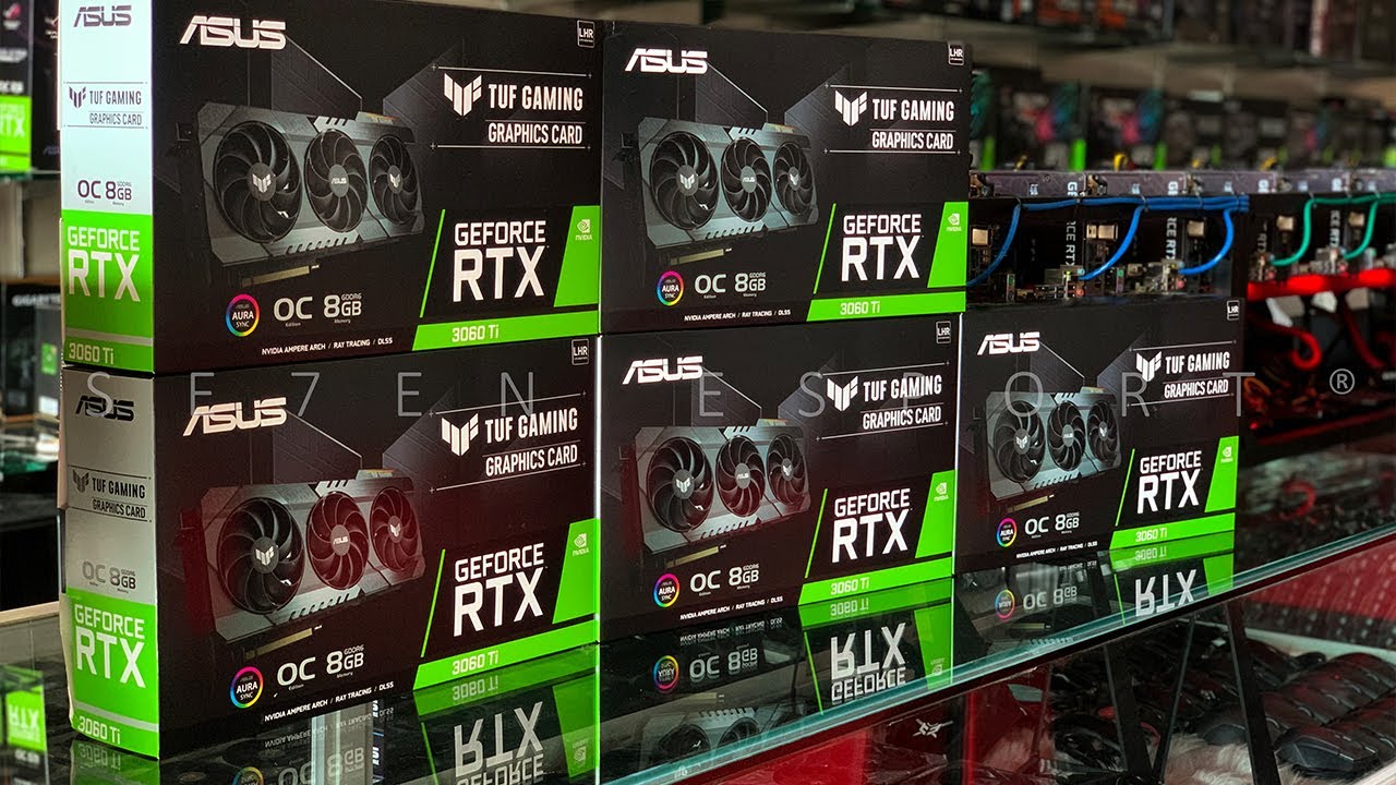 MIning Set Up Asus Tuf Gaming RTX 3060 ti LHR 5pcs