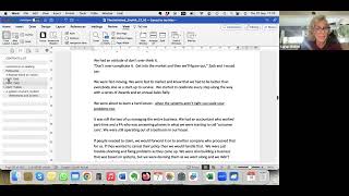 The Writing Room - Building your Book in a Word Document
