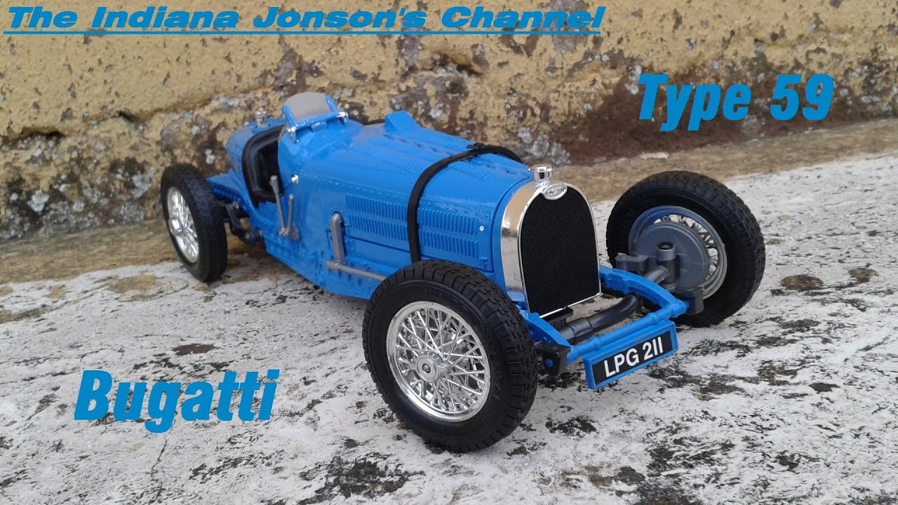 Bugatti Type 59 (1934) [Bburago made in Italy 1/18] - YouTube