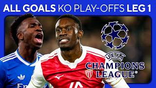 ALL GOALS in the Knockout Play-off Leg 1 of the UEFA Champions League: February 17, 2026