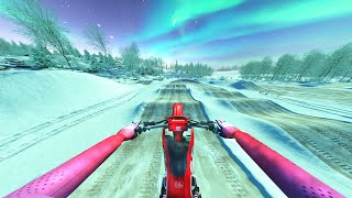 1 hour of relaxing winter gameplay in mx bikes