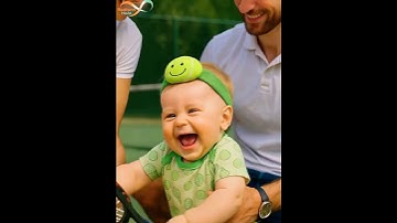🎾 A Day on the Tennis Court with Mom & Dad | My Outfit? Best-Dressed Baby on Court! 😎👶