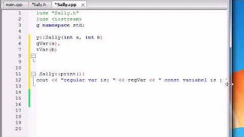 Buckys C++ Programming Tutorials - 45 - Member Initializers