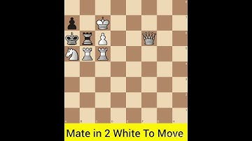 Chess Puzzle-641. Find Checkmate in 2 Moves For White #chess #chesscom #checkmateintwo #chesspuzzle