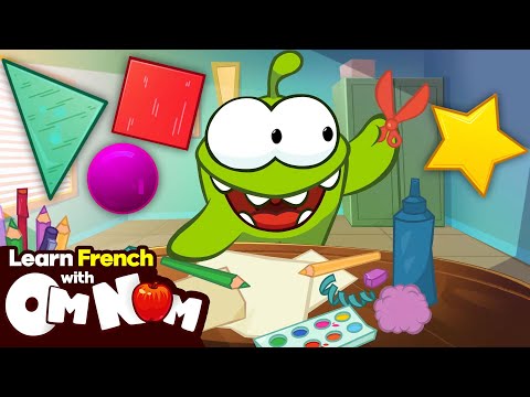 Carte de vœux Om Nelle | Apprenez les couleurs et les formes avec Om Nom