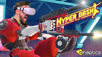 FAST PACED ADRENALINE PUMPING VR FPS!! - Hyper Dash VR Multiplayer Shooter - Oculus Quest 2 Giveaway