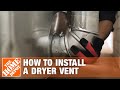 Venting a Dryer: How to Properly Install a Dryer Vent | The Home Depot