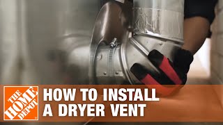 Venting a Dryer: How to Properly Install a Dryer Vent | The Home Depot