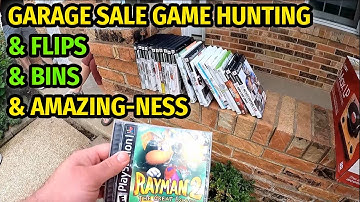 ADDICTED To Game Hunting At Garage Sales | Plus Goodwill Bins!!! | Ep. 54