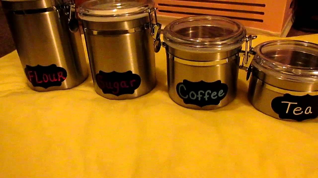 4 Piece Stainless Steel Canister Set Review