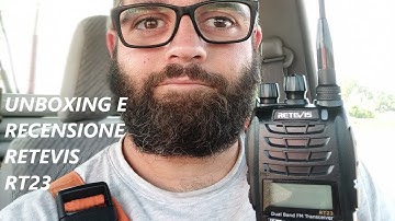 Unboxing e recensione Retevis RT23