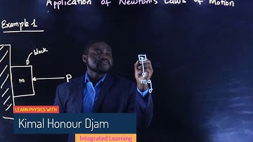 Worked Example 1 Block pushed against the wall (Kimal Honour Djam)