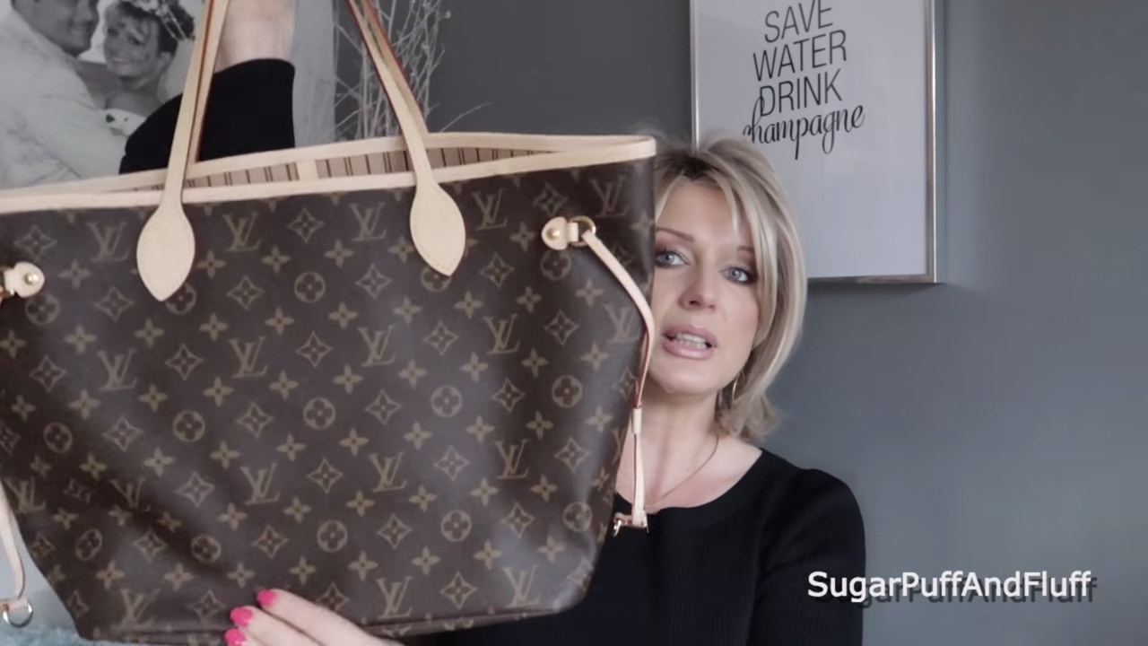 LOUIS VUITTON NEVERFULL MM MONOGLAM COATED CANVAS UNBOXING 
