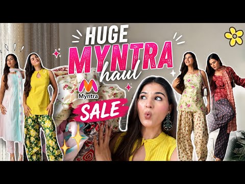 *HUGE* MYNTRA SALE HAUL,SUMMER KURTA SETS,FARSHI SALWAR😍SWATI RATHI #myntra #trending #kurtaset