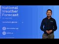 National Weather Forecast: Drier weekend in the east, rain increasing in the west