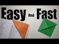 How to make an Origami Corner Bookmark | Step by step tutorial
