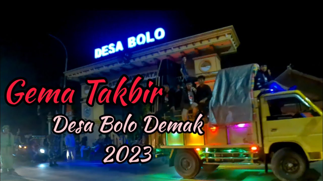 Gema Takbir di Desa Bolo Kec Demak Kab Demak. @rizkinepratama