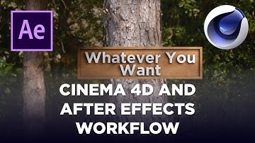 Cinema 4D and After Effects Workflow With Camera Tracking
