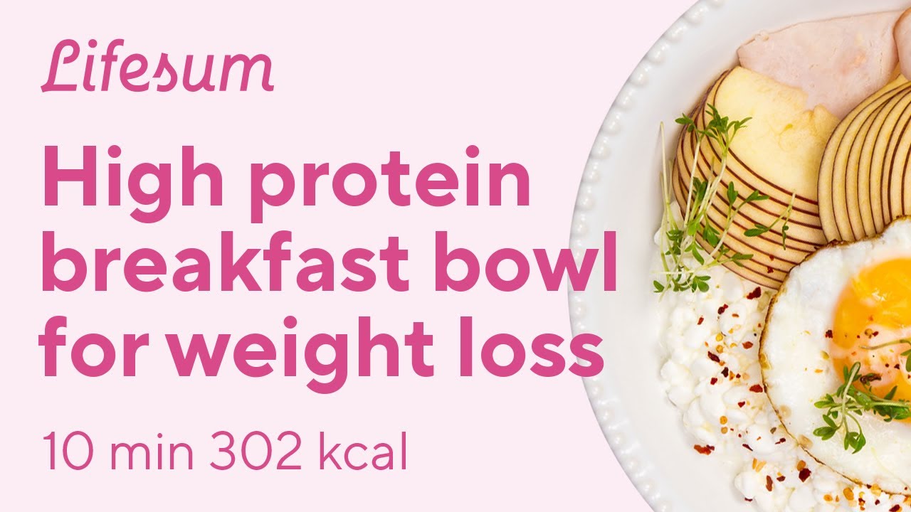 Proteinpacked breakfast bowl for weight loss Lifesum recipes YouTube