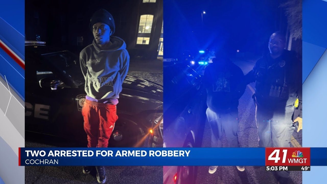 UPDATE: Both suspects in Cochran armed robbery now in custody - YouTube