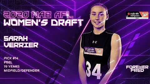 2020 AFLW Draft Highlights | Sarah Verrier