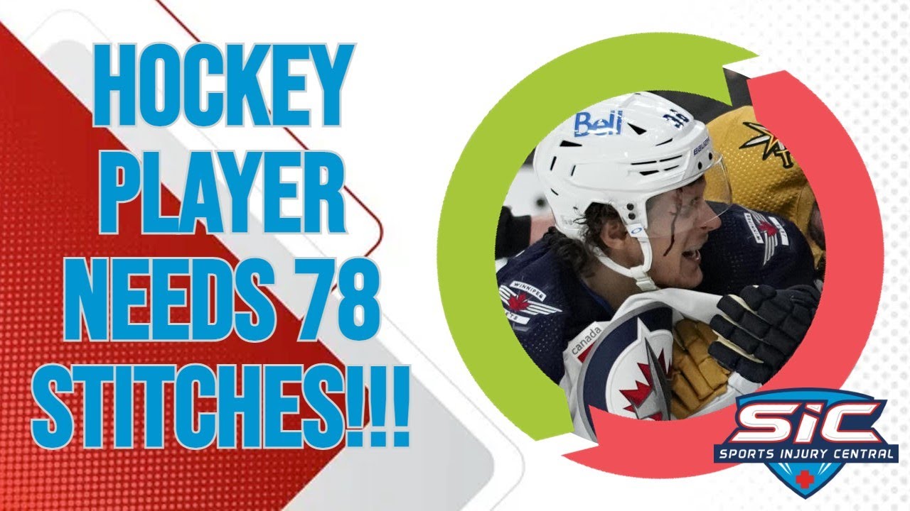 NHL PLAYER CUT BY SKATE NEEDED 78 STITCHES! PRO FOOTBALL DOC BREAKDOWN