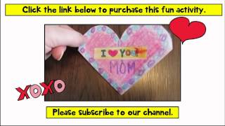 Valentines Day Cards Crafts for Kids DIY Gifts Pop Up Card Teachers Pay Teachers