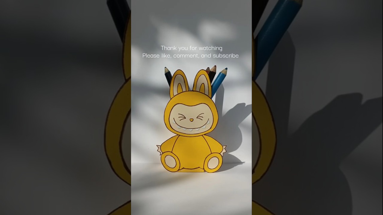 DIY Labubu Pencil Holder ✨ | Cute & Easy 