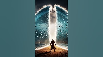 Epic Bible Miracle: The Red Sea Parting | Cinematic Animation #shorts