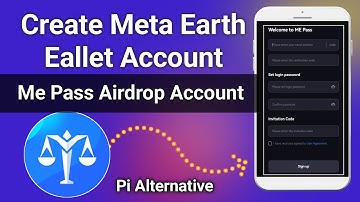 How to create meta earth wallet account | Me pass airdrop create account meta earth invitation code
