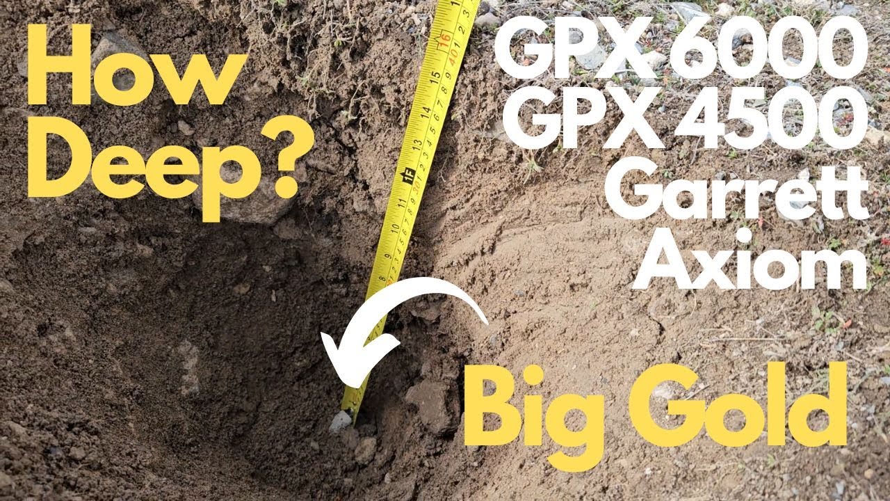 Крупное золото | Garrett Axiom против Minelab GPX 6000 против GPX 4500