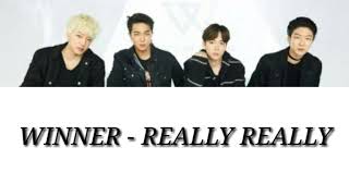 WINNER - REALLY REALLY(Easy lyrics)